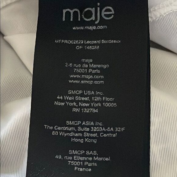 New Maje Pink and White Patterned Dress - Picture 3 of 5